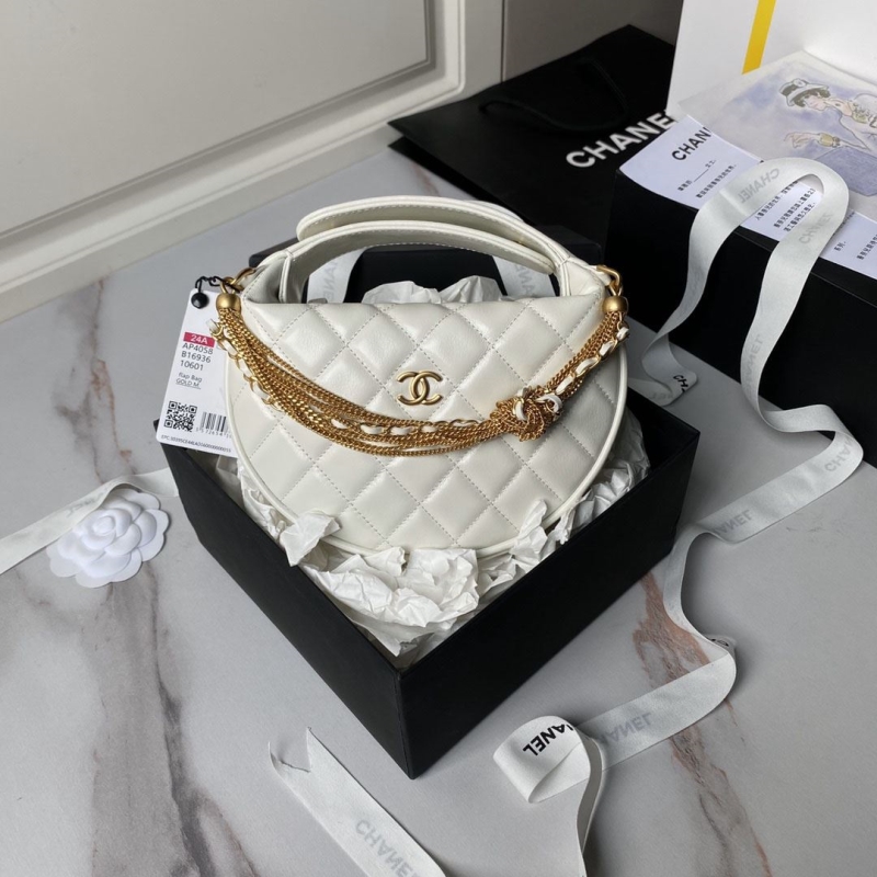 Ch*el top handle bags